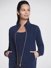 Skechers Blue The Hoodless Hoodie Gowalk Everywhere Jacket - Image 1 of 5