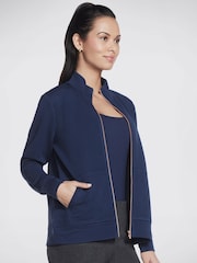 Skechers Blue The Hoodless Hoodie Gowalk Everywhere Jacket - Image 3 of 5