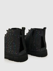 Schuh Chant Speckle Black Boots - Image 3 of 4