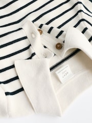 Mornarsko modra črtasta - Baby Woven100% Cotton Top and Trousers Set (0mths-2yrs) - Slika 16 iz 18
