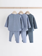 Bleu - Ensemble hauts et bébé Leggings 6 Pieces - Image 2 of 16