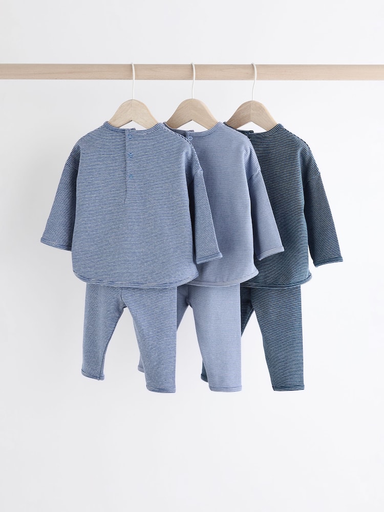 Bleu - Ensemble hauts et bébé Leggings 6 Pieces - Image 2 of 16