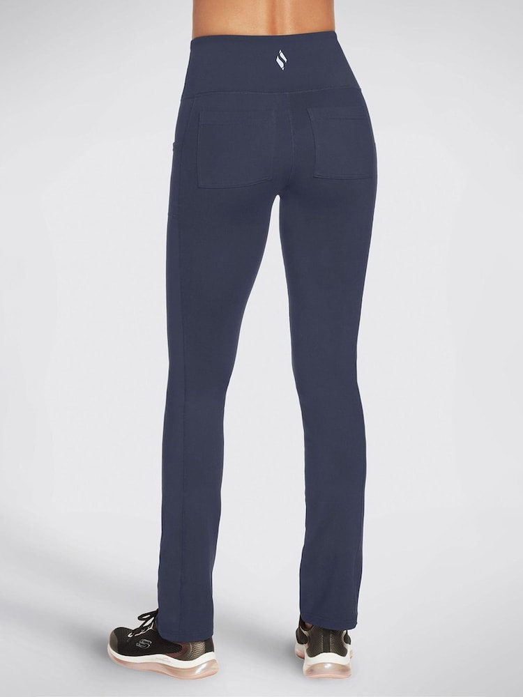 Skechers Blue GO WALK High Waist Joy Joggers - Image 2 of 3