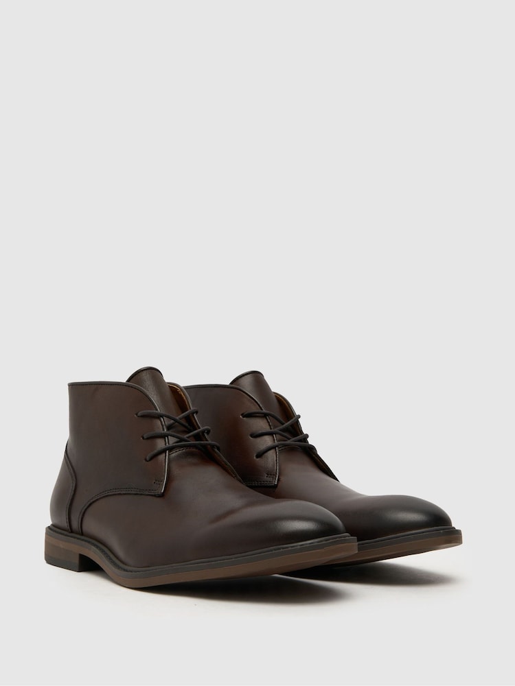 Коричневый - Schuh ботинки чукка Danny - Изображение 2 из 4