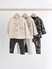 Mono Tiger Baby Top and Leggings 6 Piece Set - Image 1 of 15