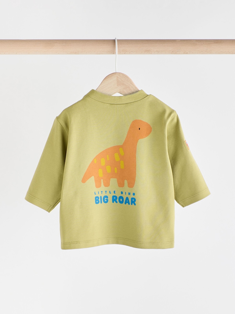 Bright Dino Baby T-Shirts and Joggers 6 Pack - Image 12 of 20