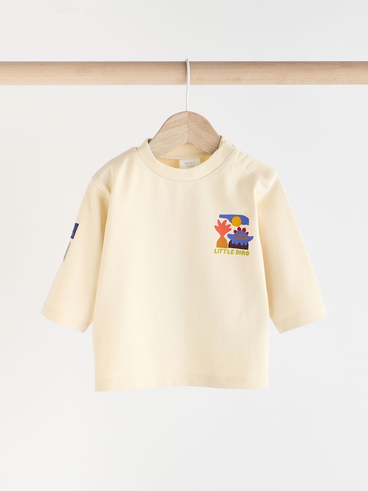 Bright Dino Baby T-Shirts and Joggers 6 Pack - Image 7 of 20