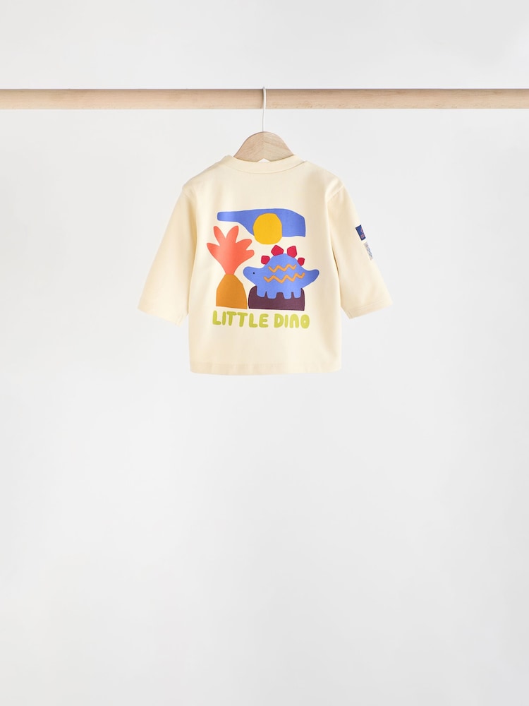 Bright Dino Baby T-Shirts and Joggers 6 Pack - Image 8 of 20