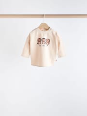 Navy Blue Lion Baby Tops and Leggings 6 Piece Set - Image 5 of 15