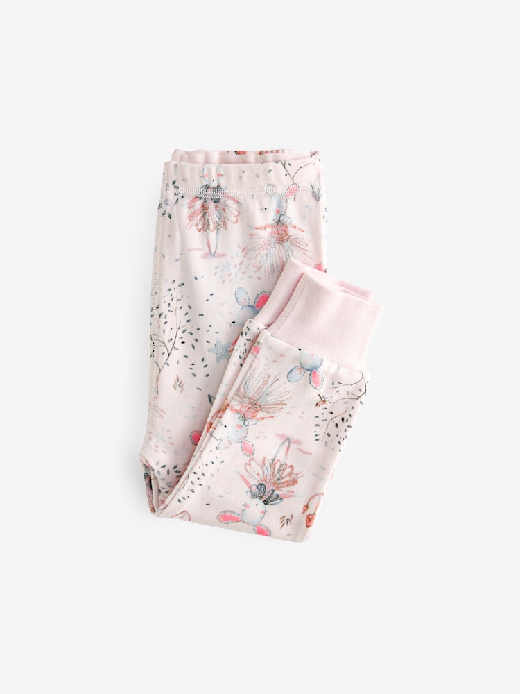 Blue/Pink Mouse Long Sleeve Snuggle Pyjamas 3 Pack (9mths-16yrs) - Image 11 of 17
