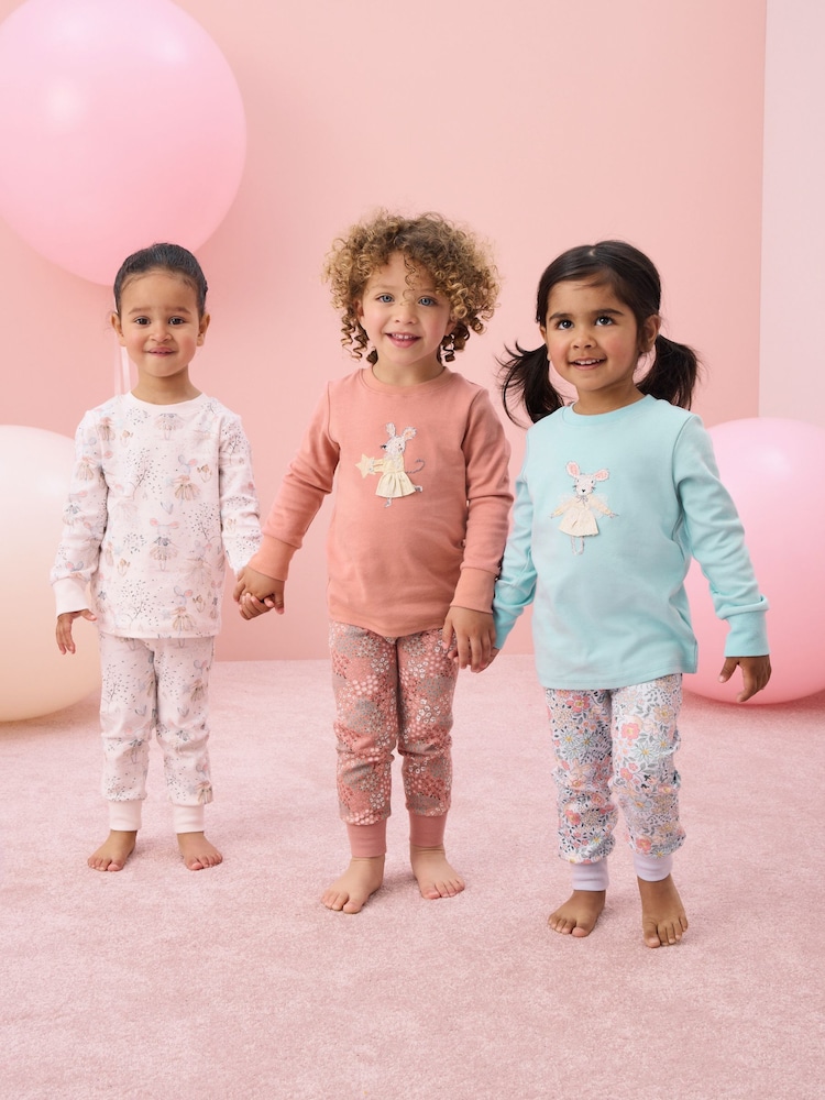 Modro-roza miška - Pižama z dolgimi rokavi Snuggle Pyjamas 3 Pack (9mths-16yrs) - Slika 2 iz 17 Modro-roza miška - Pižama z dolgimi rokavi Snuggle Pyjamas 3 Pack (9mths-16yrs) - Slika 2 iz 17