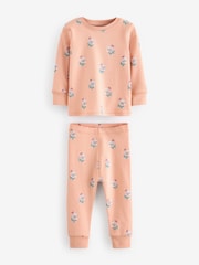 Bleu/ Peach/ Cream Ditsy - Pyjama Floral Snuggle 3 Pack (9mths-16yrs) - Image 7 de 10