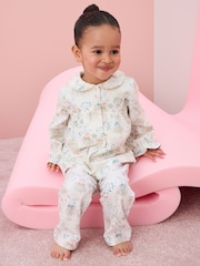 Cream Mouse Fairy Button Through Pyjamas (9mths-10yrs) - Image 2 of 7