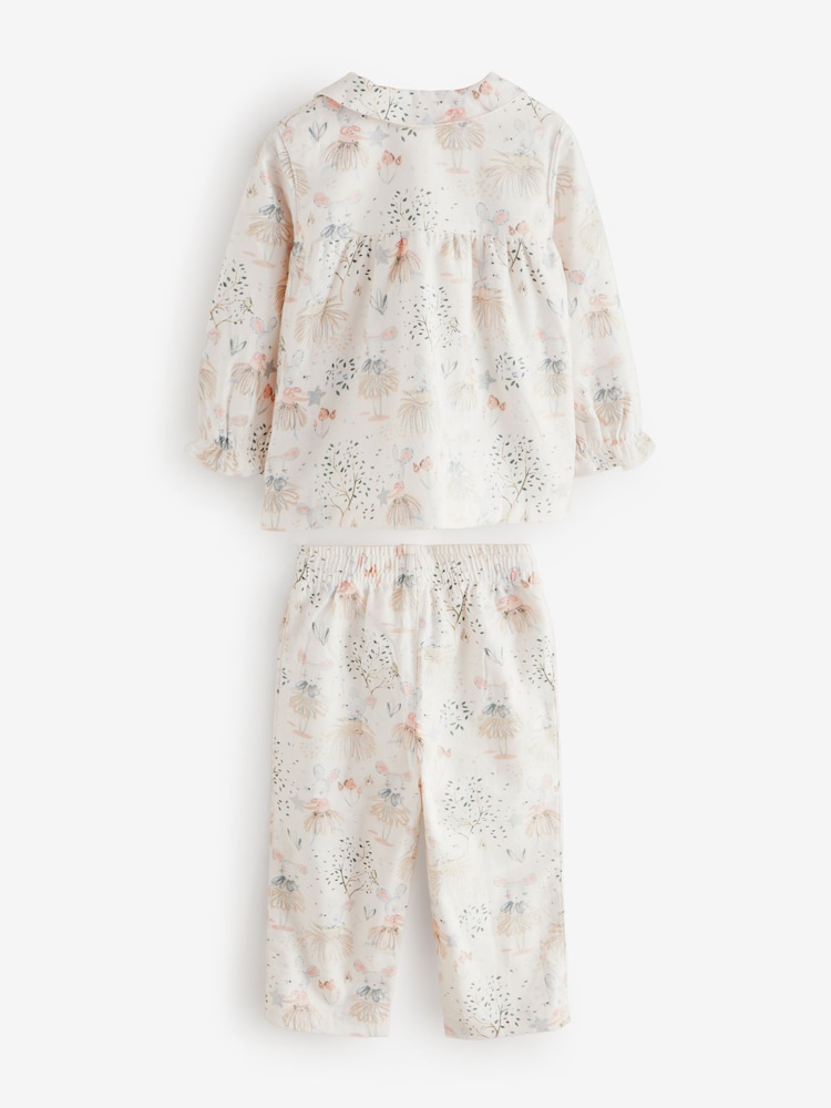 Buy Cream Mouse Fairy Button Through Pyjamas (9mths-10yrs) from