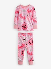 Pink Ghost Halloween Snuggle Pyjamas (9mths-12yrs) - Image 4 of 5