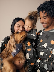 Grey Matching Family Halloween 100% Cotton Glow in the Dark Snuggle Pyjamas (9mths-12yrs) - Image 9 of 9