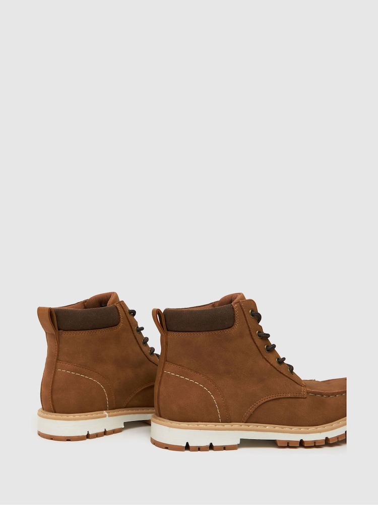 Schuh Casper Schnürstiefel, Braun - Bild 4 von 4