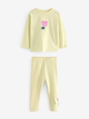 Lila/Gelb/Blau mit Charakteren - Pyjama-Leggings aus 100 % Baumwolle im 3er-Pack (9M.–10J.) - Bild 12 von 15