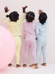 Lila/Gelb/Blau mit Charakteren - Pyjama-Leggings aus 100 % Baumwolle im 3er-Pack (9M.–10J.) - Bild 2 von 15
