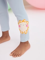 Lila/Gelb/Blau mit Charakteren - Pyjama-Leggings aus 100 % Baumwolle im 3er-Pack (9M.–10J.) - Bild 7 von 15