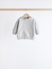 Grey/Blue Baby Sweatshirt and Joggers Set 6 Pack - Image 3 of 15