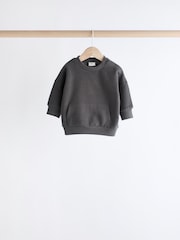 Grey/Blue Baby Sweatshirt and Joggers Set 6 Pack - Image 9 of 15