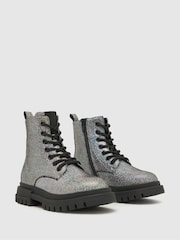 Bottes noires à lacets Schuh Caring - Image 2 of 4