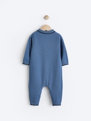 Blue Baby Knitted Romper (0mths-2yrs) - Image 2 of 6
