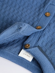 Blue Baby Knitted Romper (0mths-2yrs) - Image 4 of 6
