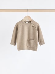 Neutral Knitted Top and Leggings Baby Set (0mths-2yrs) - Image 6 of 14