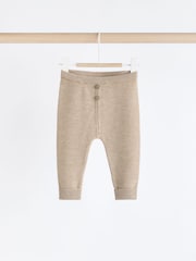 Neutral Knitted Top and Leggings Baby Set (0mths-2yrs) - Image 8 of 14