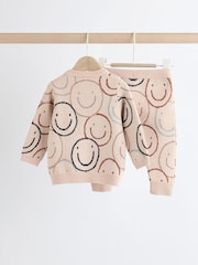 Neutral Print Baby Knitted Top and Leggings Set (0mths-2yrs) - Image 2 of 11