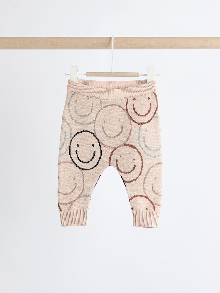 Neutral Print Baby Knitted Top and Leggings Set (0mths-2yrs) - Image 4 of 11