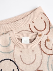 Neutral Print Baby Knitted Top and Leggings Set (0mths-2yrs) - Image 8 of 11
