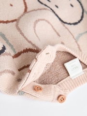 Neutral Print Baby Knitted Top and Leggings Set (0mths-2yrs) - Image 9 of 11