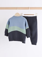 Blue Farm Baby Knitted Top and Leggings Set (0mths-2yrs) - Image 2 of 6