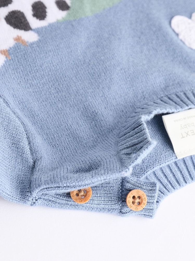 Blue Farm Baby Knitted Top and Leggings Set (0mths-2yrs) - Image 5 of 6