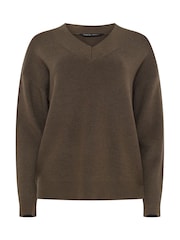 M&Co Brown Drop Shoulder Jumper - Image 5 of 5