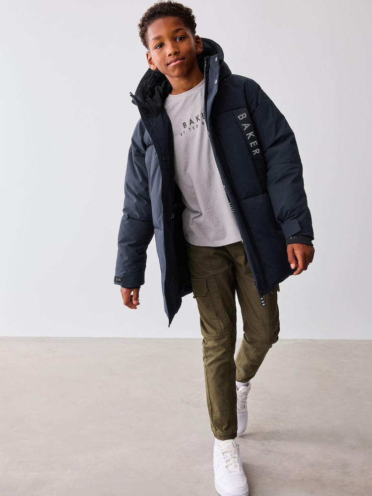 Baker by Ted Baker Shower Resistant Parka Coat - Image 1 of 13