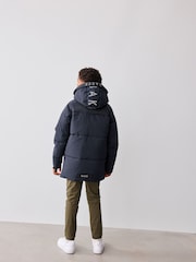 Baker by Ted Baker Shower Resistant Parka Coat - Image 2 of 13