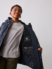 Baker by Ted Baker Shower Resistant Parka Coat - Image 3 of 13