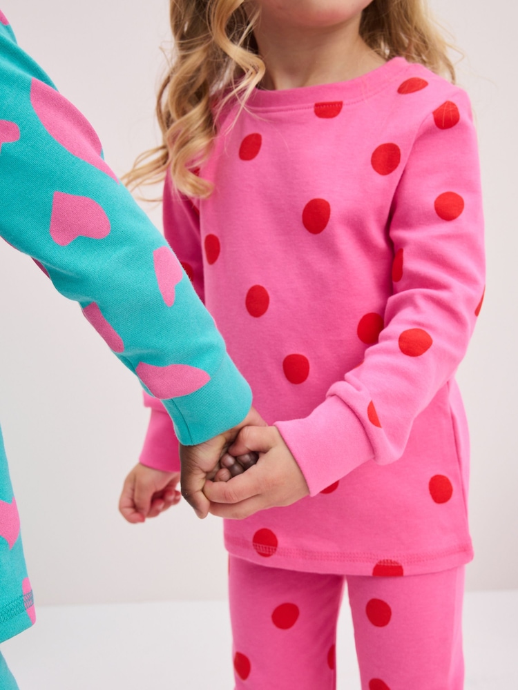 Violet/Rose/Vert - Pyjama Snuggle 3 Pack (9mths-12yrs) - Image 4 of 11