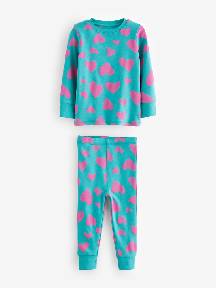 Violet/Rose/Vert - Pyjama Snuggle 3 Pack (9mths-12yrs) - Image 8 of 11