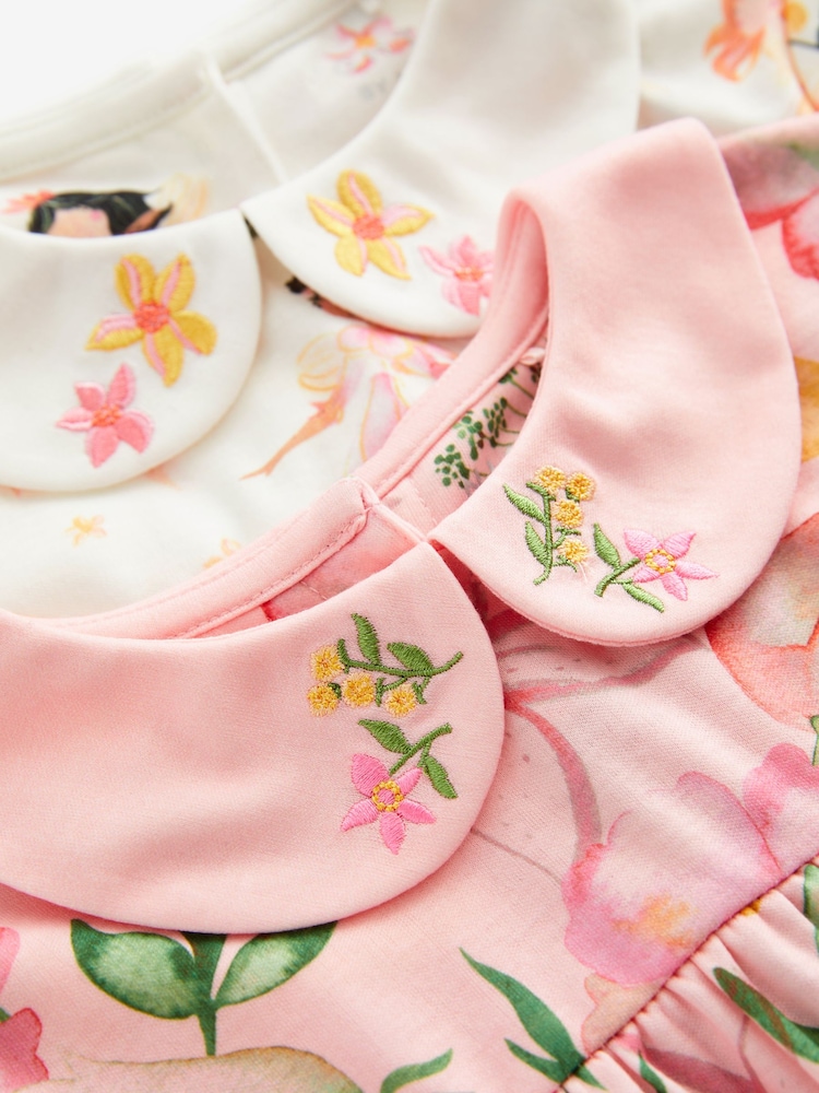 Pink/Creme, Feen-Motiv - Nachthemden 2er-Pack (2—12 J.) - Bild 10 von 10