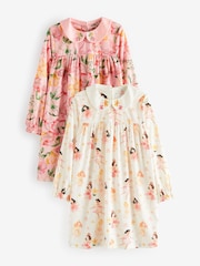 Pink/Creme, Feen-Motiv - Nachthemden 2er-Pack (2—12 J.) - Bild 6 von 10