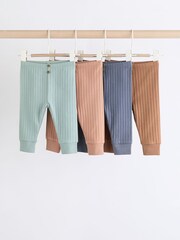 Minerals Rib Baby Leggings 4 Pack - Image 1 of 11