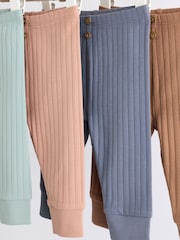 Minerals Rib Baby Leggings 4 Pack - Image 3 of 11