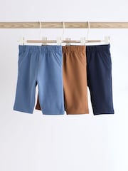 Navy/Brown Baby Joggers 3 Pack - Image 1 of 11