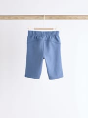 Navy/Brown Baby Joggers 3 Pack - Image 6 of 11
