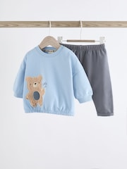 Blue Bear Baby Sweatshirt And Leggings Set 2 Piece - Image 7 of 18